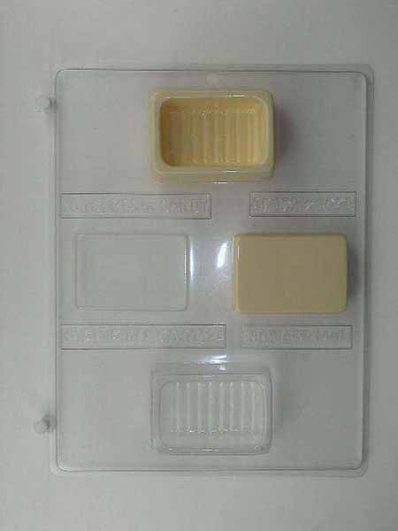 Chocolate// Candy Mold, Pour Box - Blank, Small Blank Rectangle Box and Lid