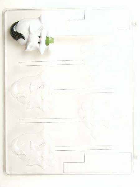 Chocolate// Candy Mold, Lollipop - Animal, Cute Kitten