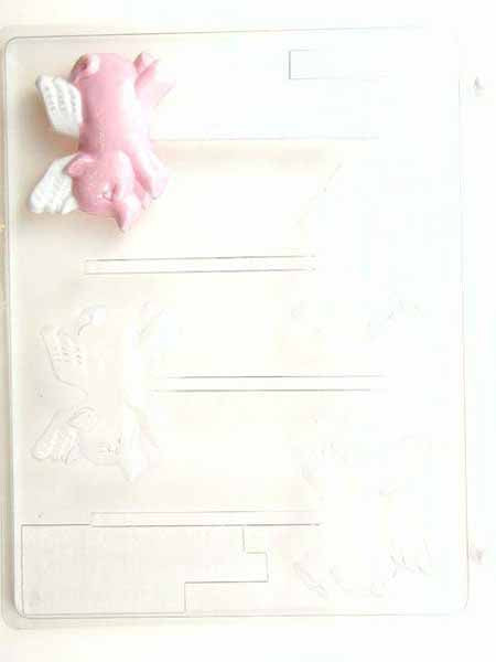 Chocolate// Candy Mold, Lollipop - Animal, When Pigs Fly, Flying Pig