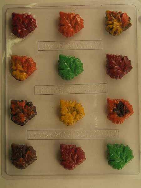 Chocolate// Candy Mold, Mini - Small Maple Leaf