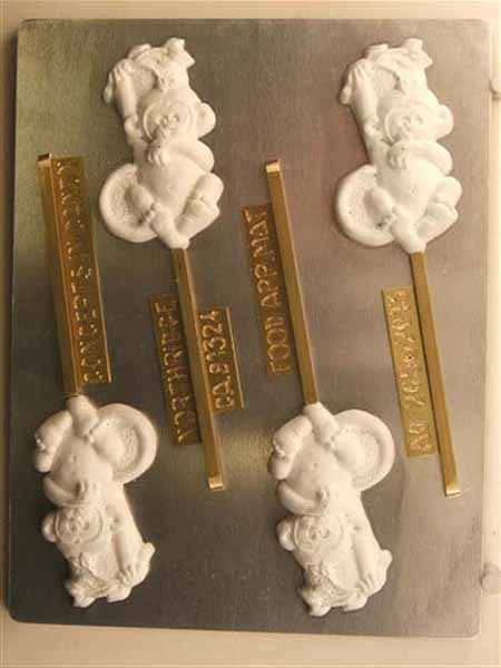Chocolate// Candy Mold, Lollipop - Animal, Monkey in a Tree