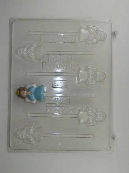 Chocolate// Candy Mold, Lollipop - Any Occasion, Praying Angel