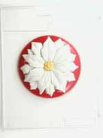 Chocolate// Candy Mold, Lollipop - Christmas, Christmas Poinsettia