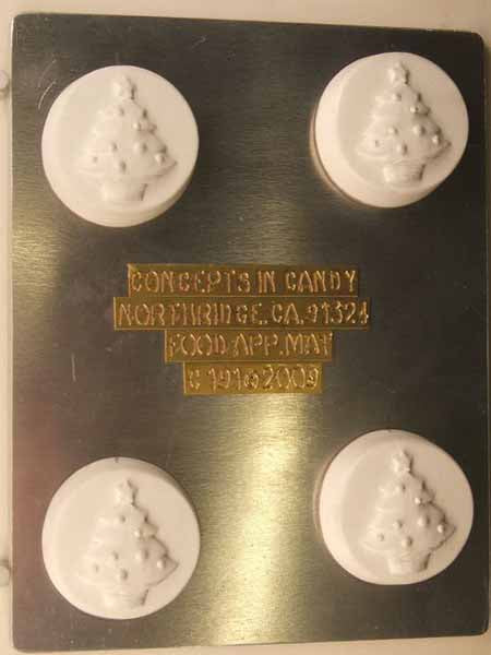 Chocolate// Candy Mold, Oreo - Christmas, Christmas Tree with Ornaments