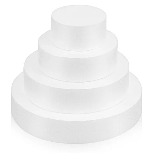 Styrofoam // Round Cake Form 4" Tall