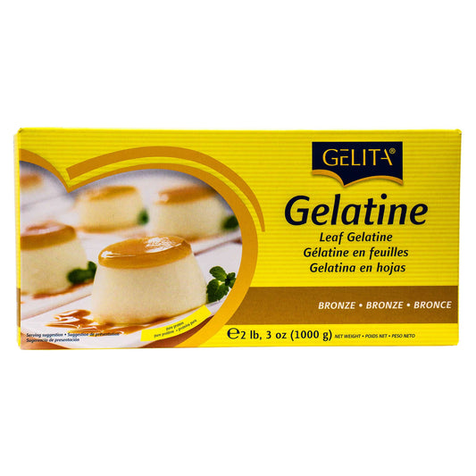 Gelita // Gelatine Sheets Bronze 2lb.