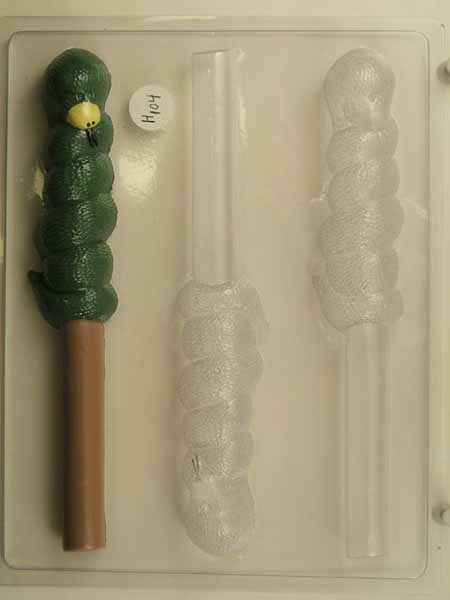 Chocolate// Candy Mold, Pretzel - Halloween, Twisted Snake Pretzel Rod