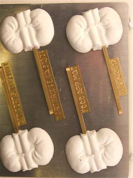 Chocolate// Candy Mold, Lollipop - Halloween, Medium Human Kidney