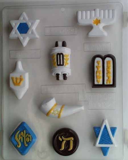 Chocolate// Candy Mold, Mini, Holiday, Hanukkah Collection