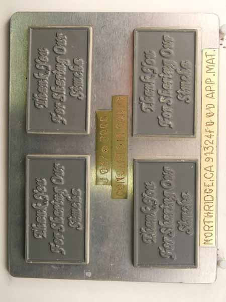 Chocolate// Candy Mold, Holiday, "Thank you for Sharing Our Simchat" Torah Readings