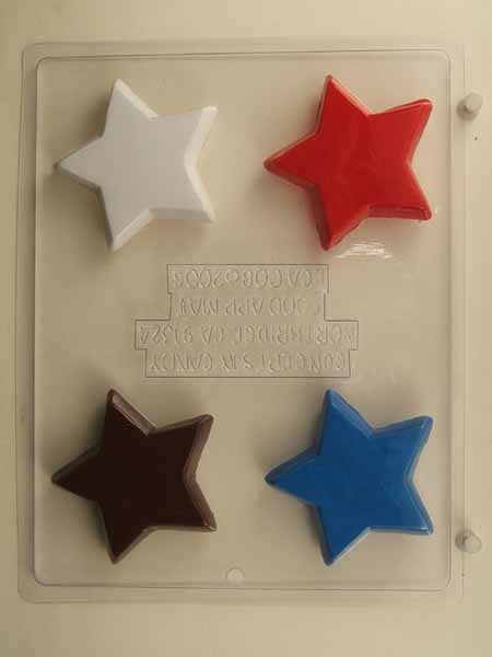 Chocolate// Candy Mold, Mini, Any Occasion, 5-Point Stars
