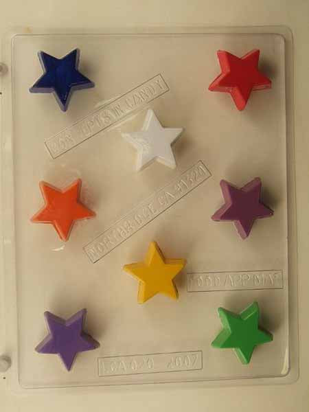 Chocolate// Candy Mold, Mini - Any Occasion, Small Stars