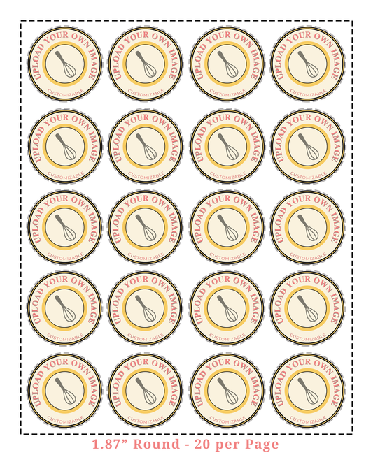 Edible Image//  OREO SIZE!, 1.87" Rounds