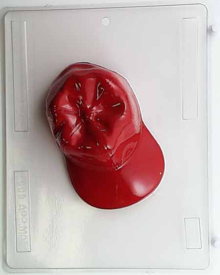 Molde para chocolate y caramelos 3D - Gorra de béisbol deportiva 3D