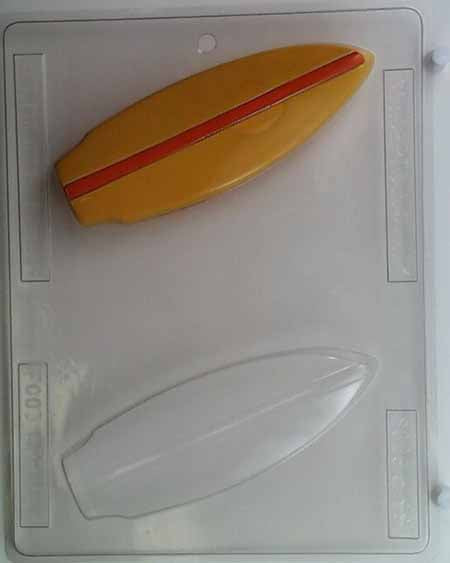 Molde para chocolate y caramelos - Deportes, tabla de surf mediana