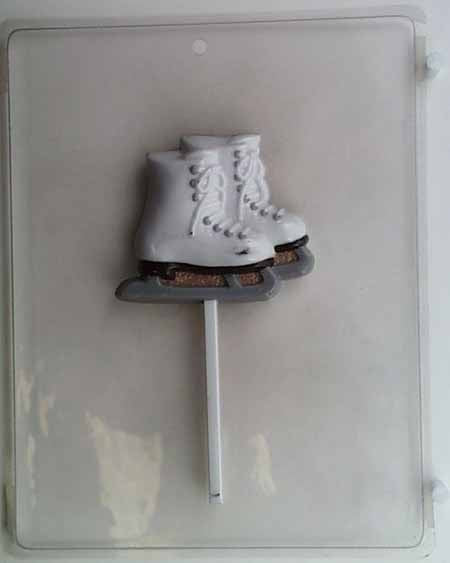 Chocolate// Candy Mold, Lollipop - Sports, Pairs of Ice Skates