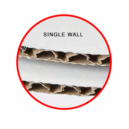 White Cake Pads, Single Wall (Individual)