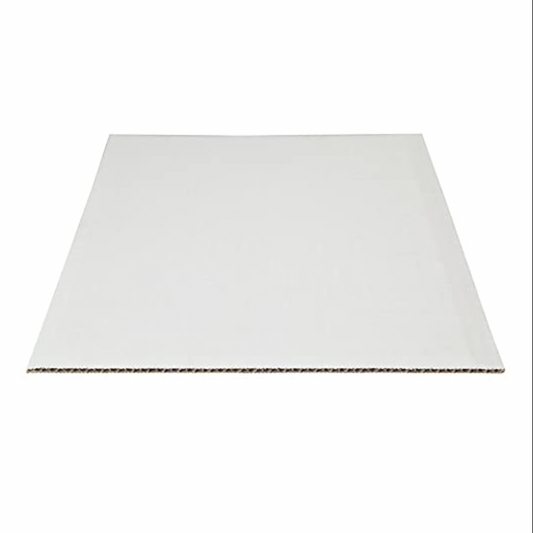 Cuadrados de pastel blanco, doble pared