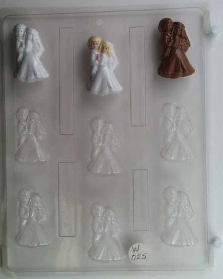 Chocolate// Candy Mold - Wedding, Bride and Groom