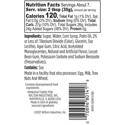 Wilton Cookie Icing // White 9oz