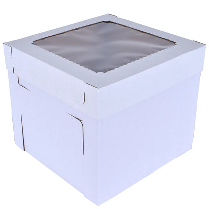 Cake Box with Window - 12"Deep (Individual)