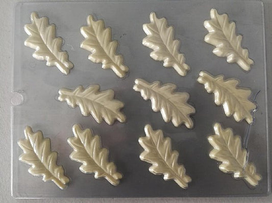 Chocolate// Candy Mold, Mini - Flower, Oak Leaf